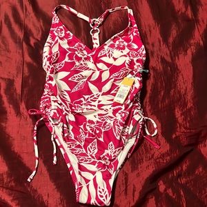 NWT Kona Sol One Piece Swimsuit Bathing Suit Sz S (4-6)